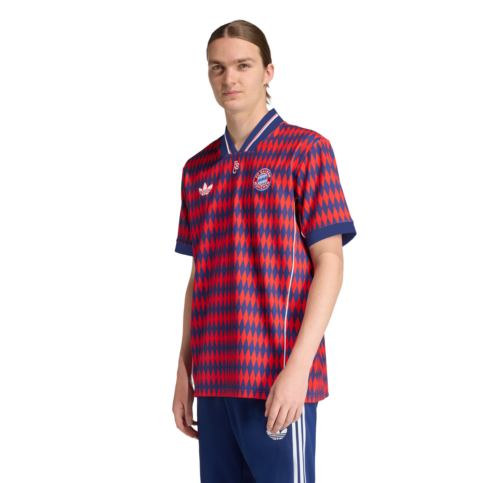 FC Bayern adidas Lifestyler Trikot - Rot Image