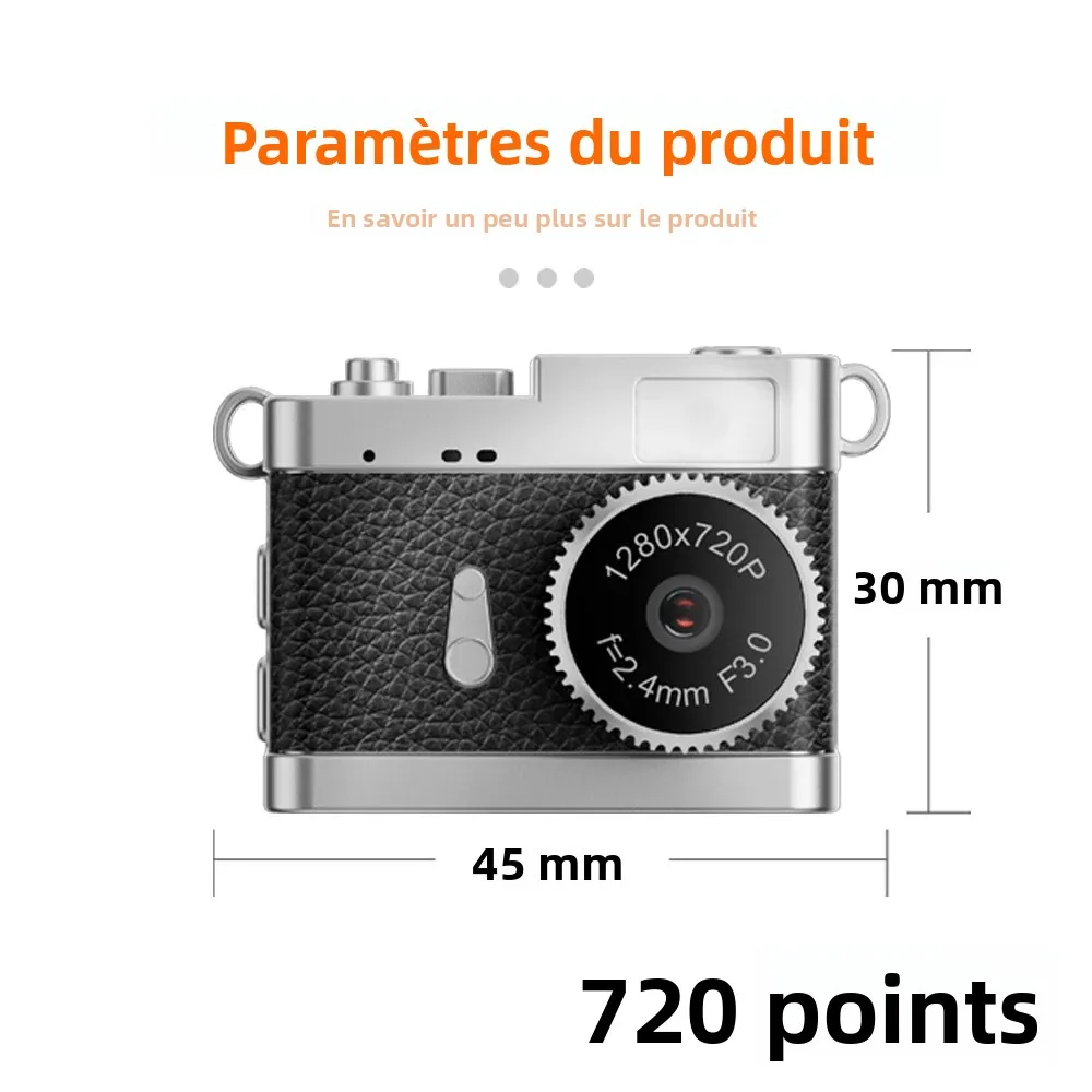 S142 appareil photo numérique rétro 720P enregistreur vidéo LED lumière de remplissage 0.96 pouces écran IPS Portable Mini appareil photo numérique