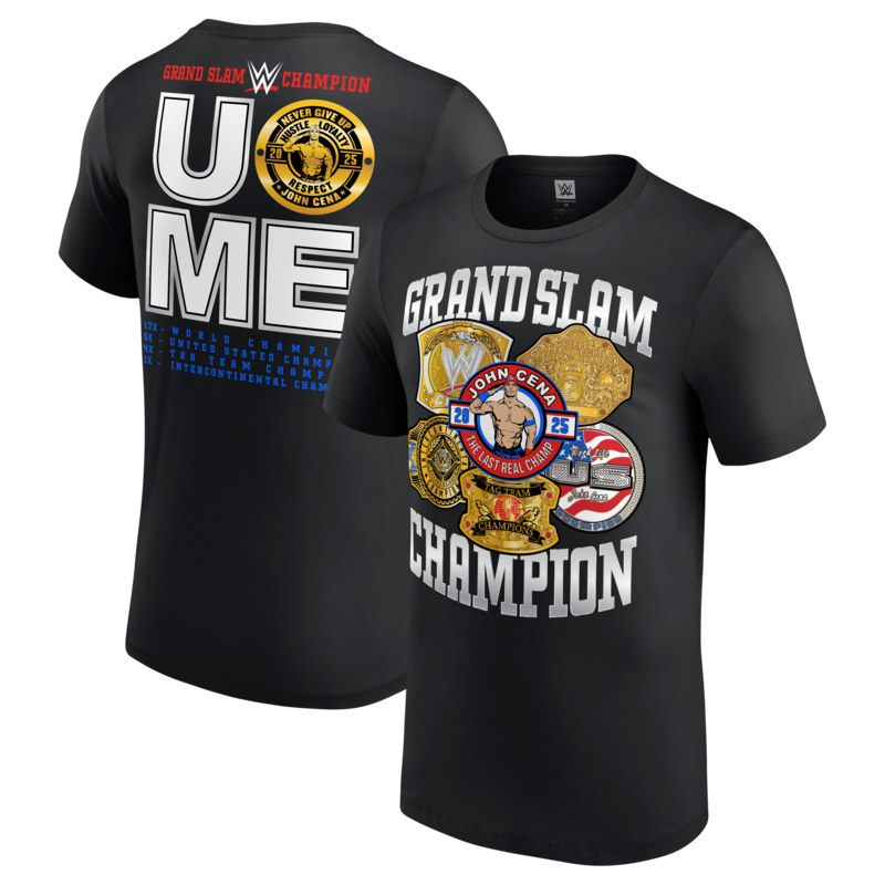 John Cena Grand Slam Champion T-Shirt - Schwarz - Herren Image
