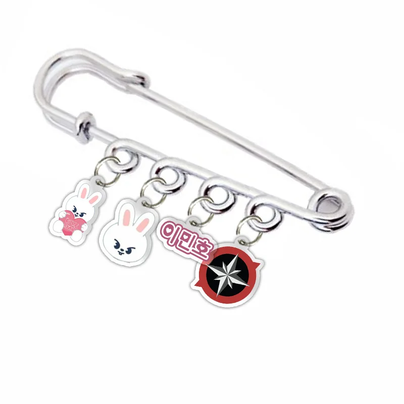 Der neue SKZoo Stray Kids STRAYKIDS Pin Acryl Anhänger Star Cartoon Acryl Schlüsselanhänger ist ein Muss für Fans Image