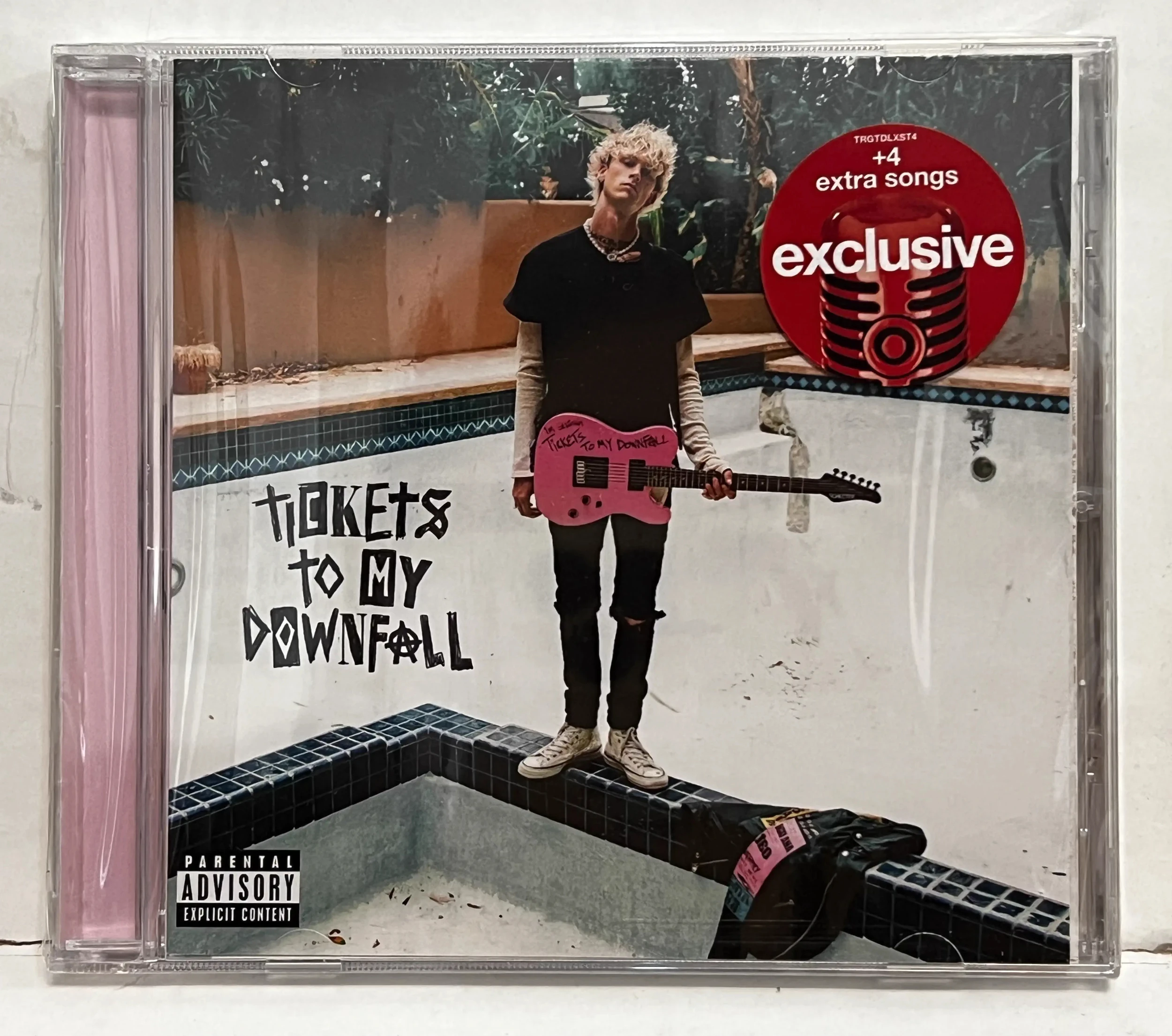 Pop Punk Machine Gun Kelly Music CD Tickets to My Downfall Album Music Record Cosplay Walkman Car Soundtracks Box Party Music