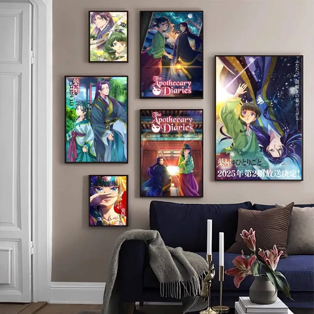 The Apothecary Diaries Vintage Poster Sticky Vintage Room Home Bar Cafe Decor Kawaii Room Decor