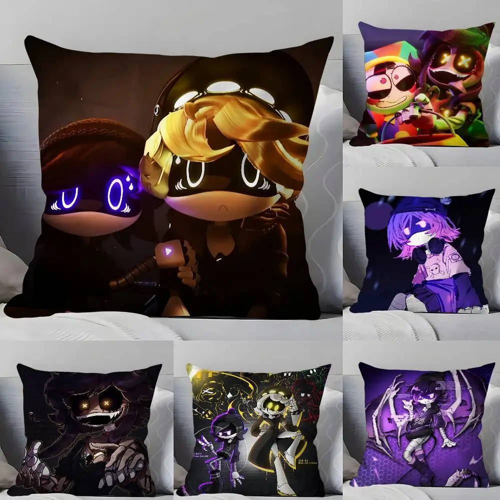 M-M-Murder D-D-Drones Anime-Kissenbezug, weicher, hautfreundlicher und bequemer Kissenbezug mit verstecktem Reißverschluss Image