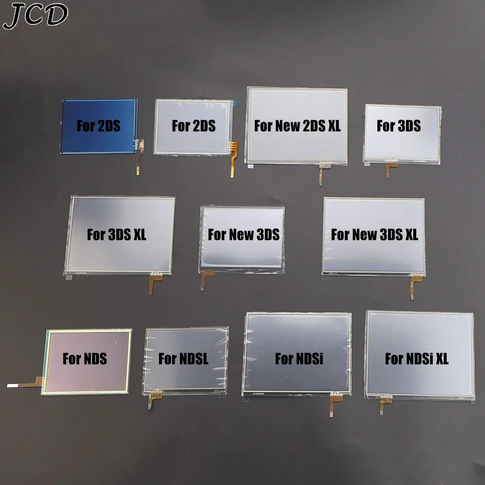 JCD 1 Stück Glas Touch Screen Objektiv Digitizer Display Panel Ersatz Für NDS DS Lite NDSL NDSi XL Für 2DS 3DS XL Neue 3DS XL