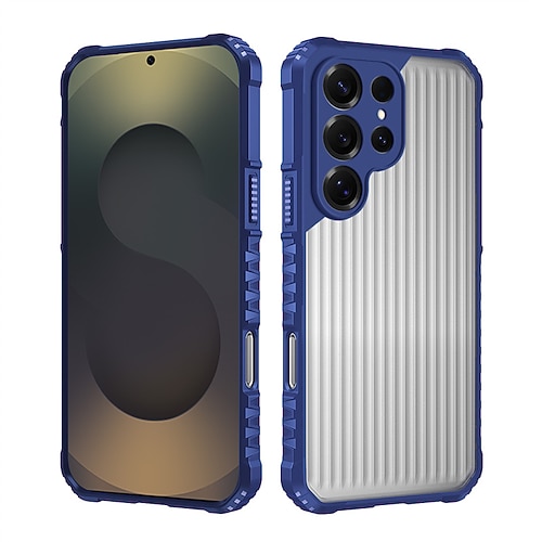 Handy Hülle Handyhüllen Für Samsung Galaxy S25 Ultra Plus S24 Ultra Plus A16 Rückseite Stoßfest Geometrisches Muster TPU PC Image