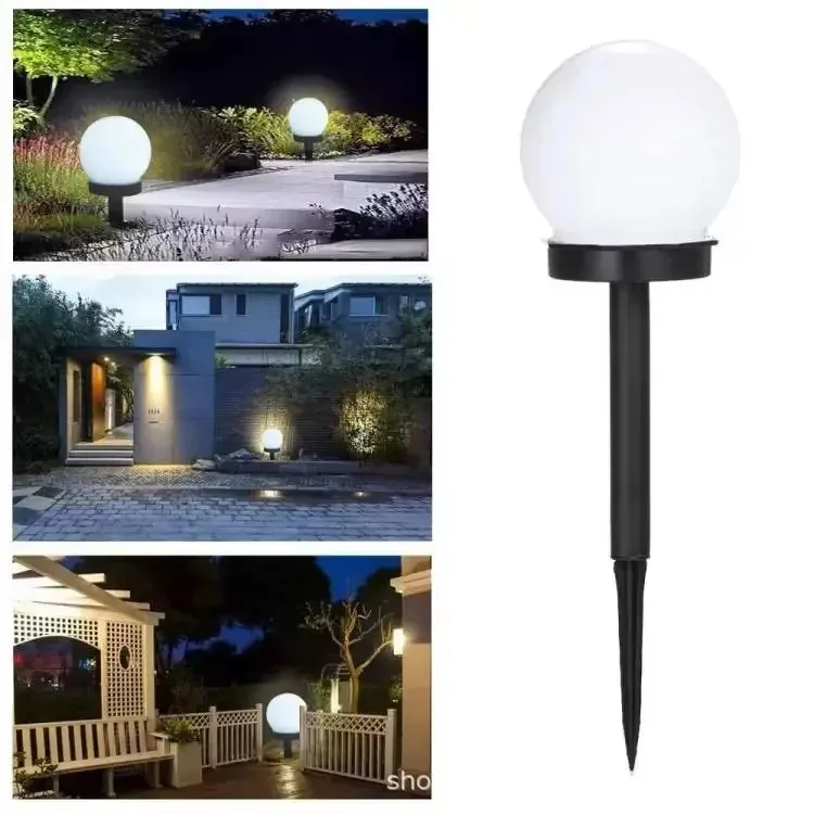 1/3/9PC solaire alimenté LED ampoule lampe énergie lumière étanche extérieur jardin lumière rue panneau solaire boule lumières pelouse cour lampe