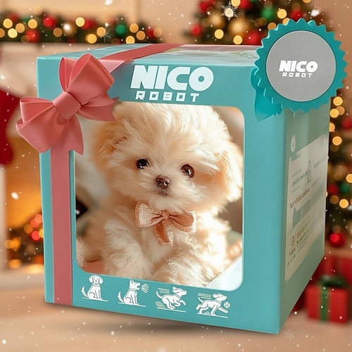 Ideale Weihnachtsgeschenke für Enkelkinder Mädchen Jungen Roboterhund mein realistischer Roboterwelpe Interaktives Spielzeug das läuft bellt Schwanz wedelt Plüschhaustier Hund realistisches Image