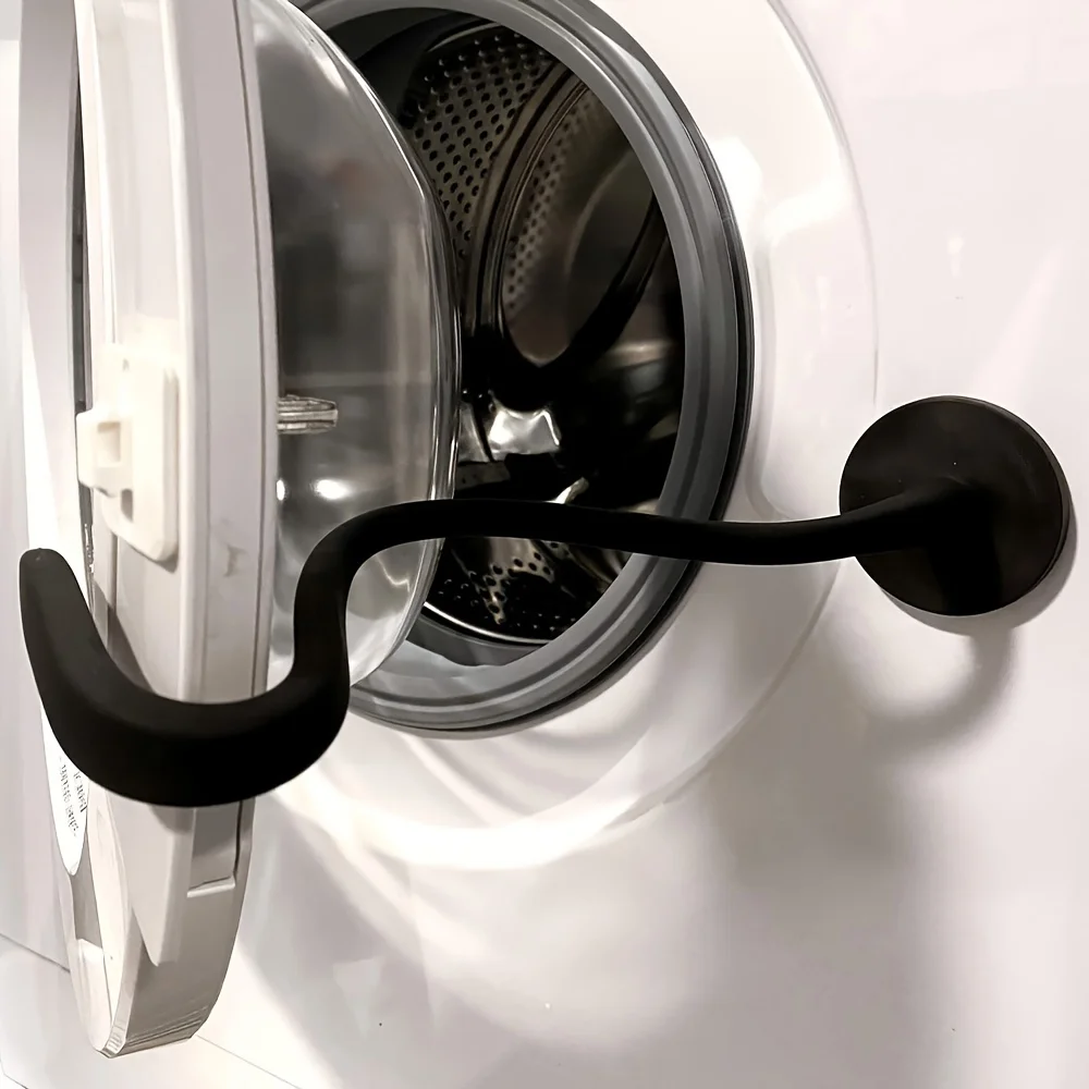 Accessoire de porte de laveuse à charge avant en Silicone, facile à utiliser et à plier, accessoire de porte de Machine à laver ouvert, bouchon de porte de laveuse Flexible et robuste