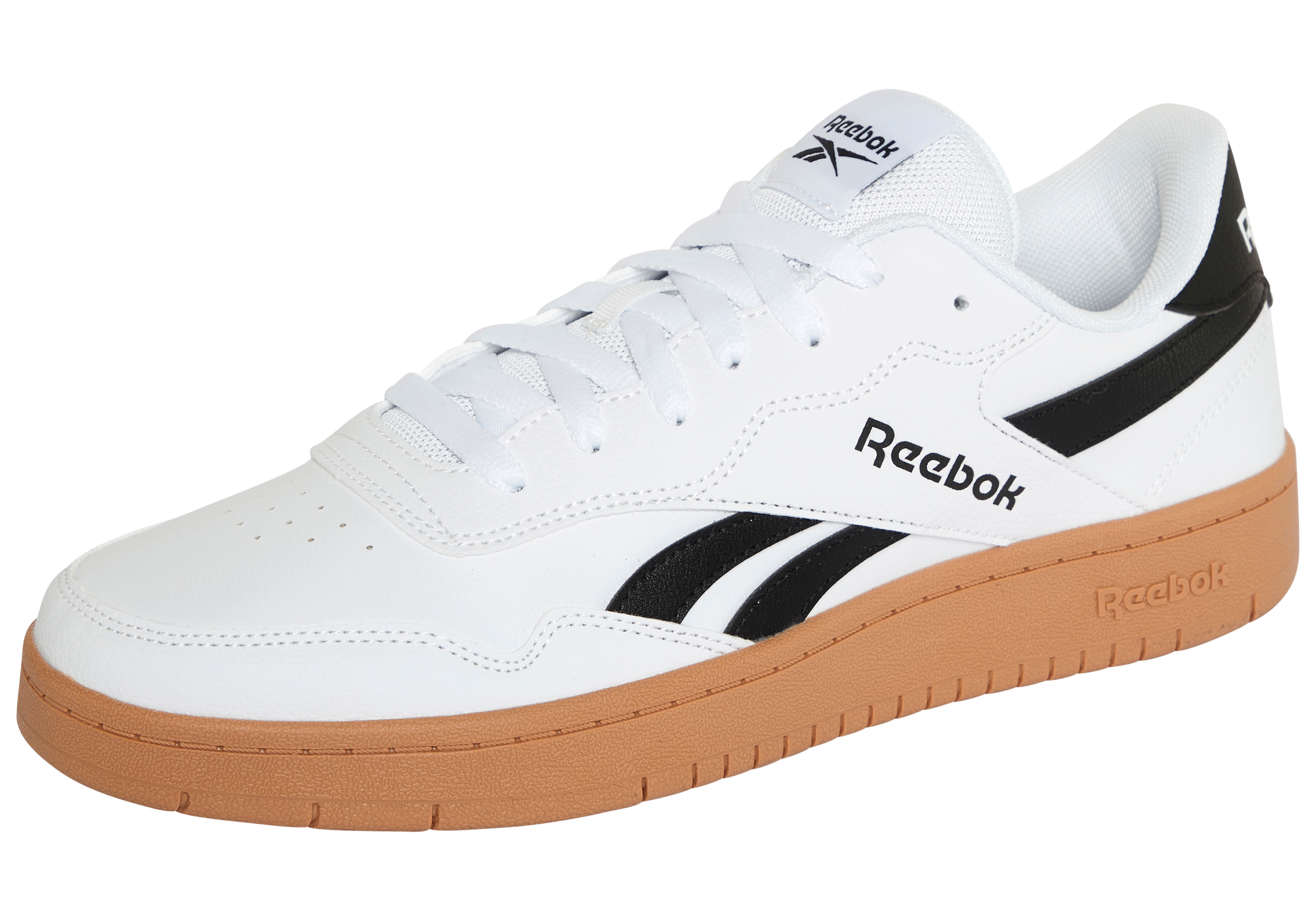 Basketballschuh REEBOK "REEBOK BB 1000", Damen, Gr. 45, weiß, schwarz, gum, Synthetik, Textil, Schuhe