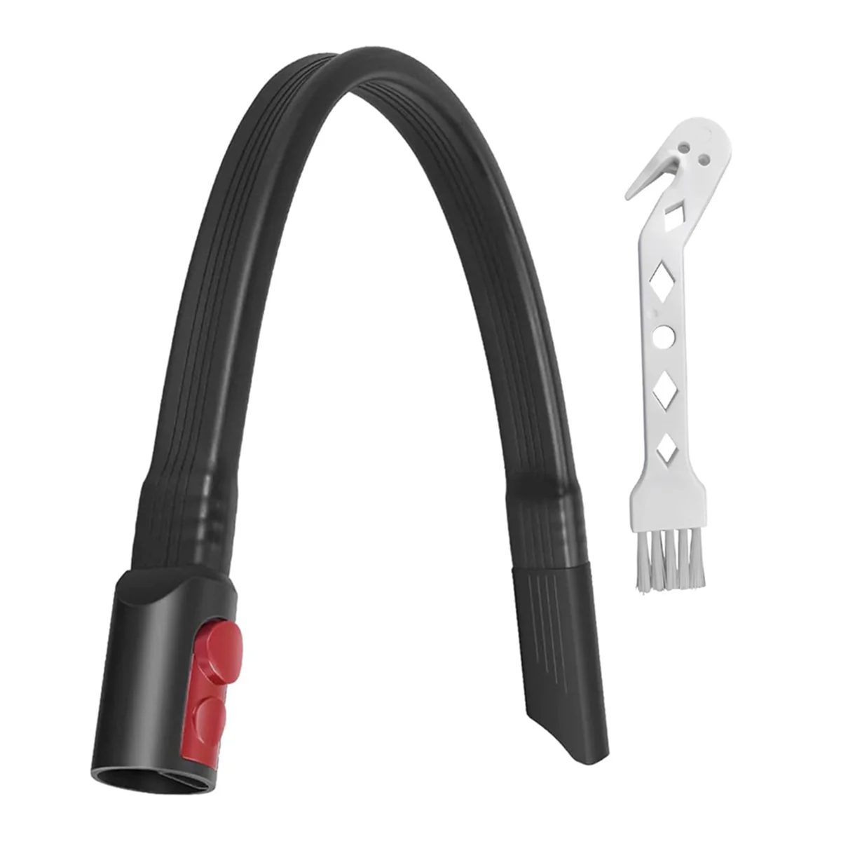 Neueste! Flexible Fugendüse für Dyson V15 V12 V11 V10 V8 V7 Staubsauger Staubsaugeraufsatz Lange flache Düse Image