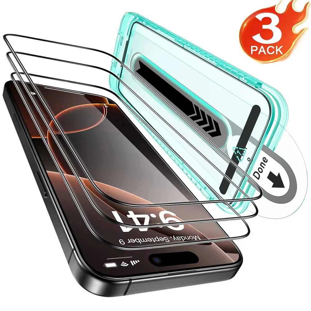 3PCS Fingerprint Entsperren Displayschutzfolien Für Samsung S25 Rand S22 S23 S24 Ultra Plus A56 5G A36 a26 A16 A55 A54 A33 S21 S20 FE Image
