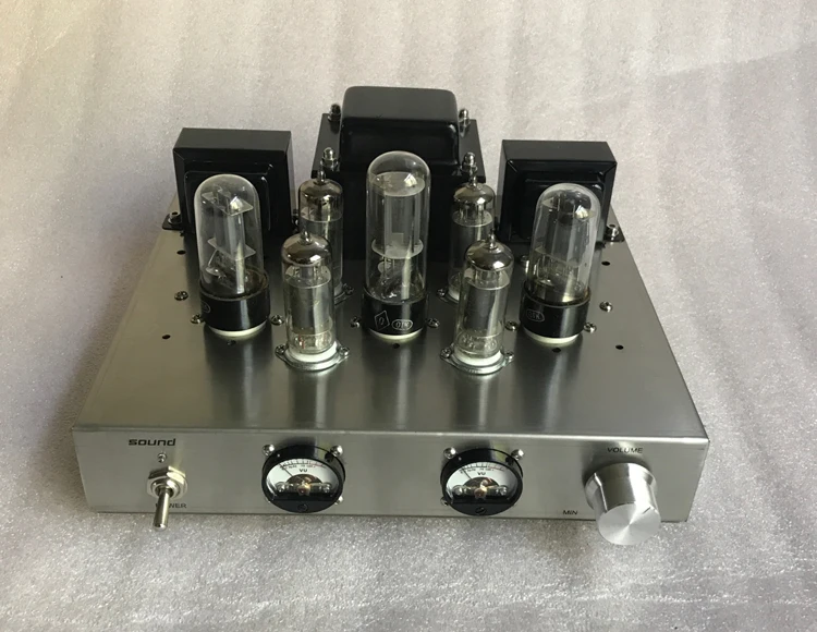 6P1 Single-Ended-Parallelröhrenverstärker-Gleichrichter 6h8c Push 6P1 Klasse A Verstärker Frequenzgang 20HZ-20khz Image