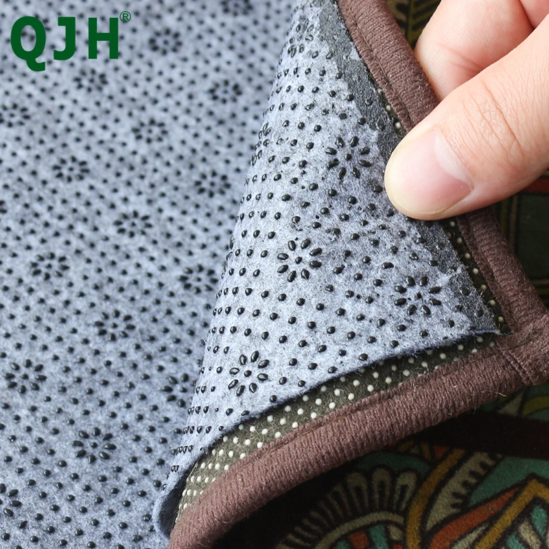39 Zoll/100 cm breites, rutschfestes Teppichpolster aus Stoff mit sekundärer Rückseite für getuftete Teppiche oder handgefertigte Teppiche, Tufting, Stanznadel, handgefertigtes Tuch Image