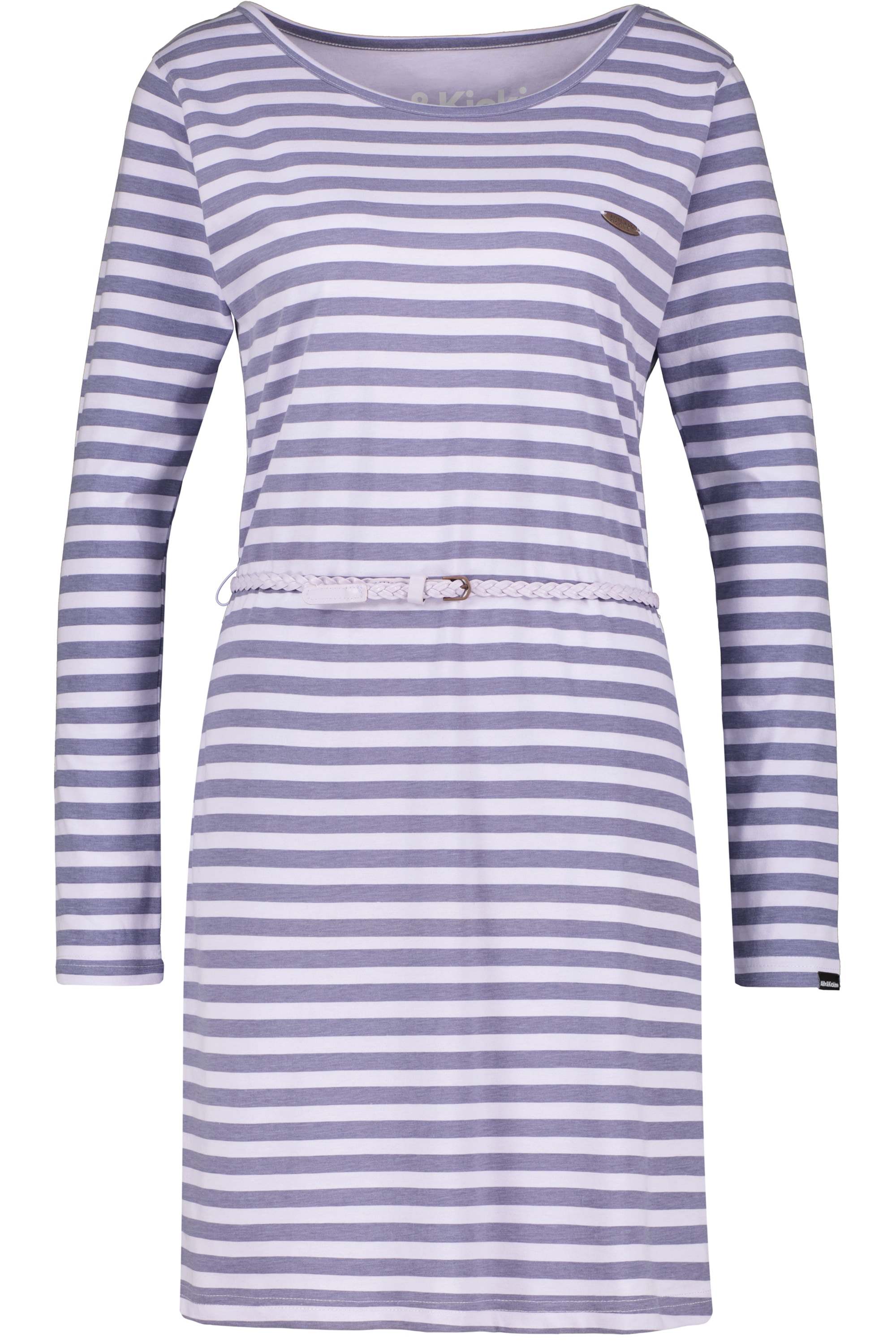 Blusenkleid ALIFE & KICKIN "Damen EllinAK Z", Damen, Gr. M, Normalgrößen, lila (orchid), 65% Baumwolle, 35% Polyester, Kleider Blusenkleid