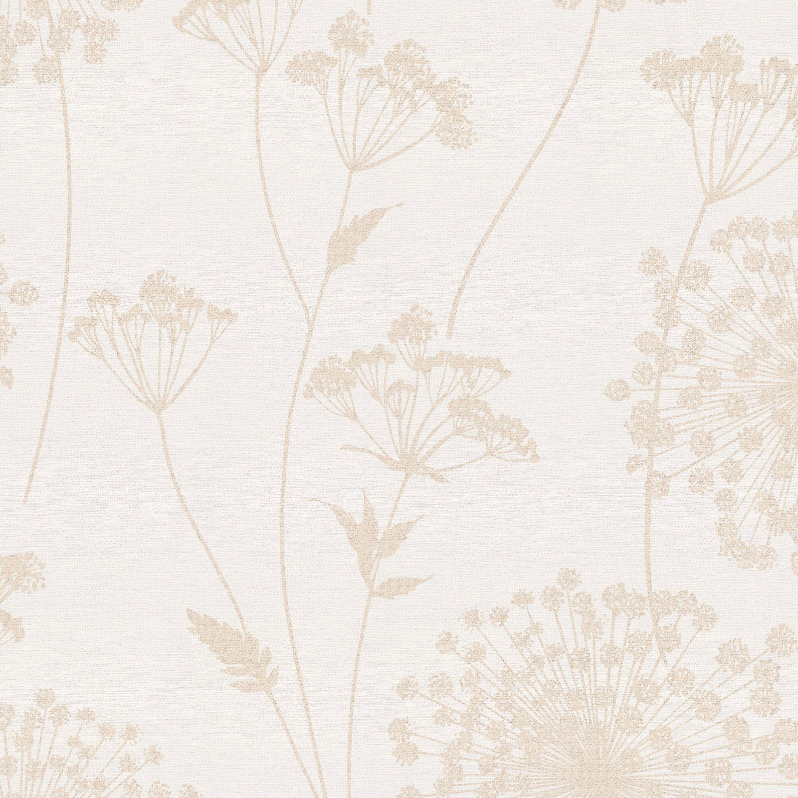 Vliestapete WOW "Feld Hellgrau", grau (light grau), B:0,52m L:10m, Vlies, Tapeten, FSC zertifiziert, mit lebhaftem Druck, 10 Meter Länge