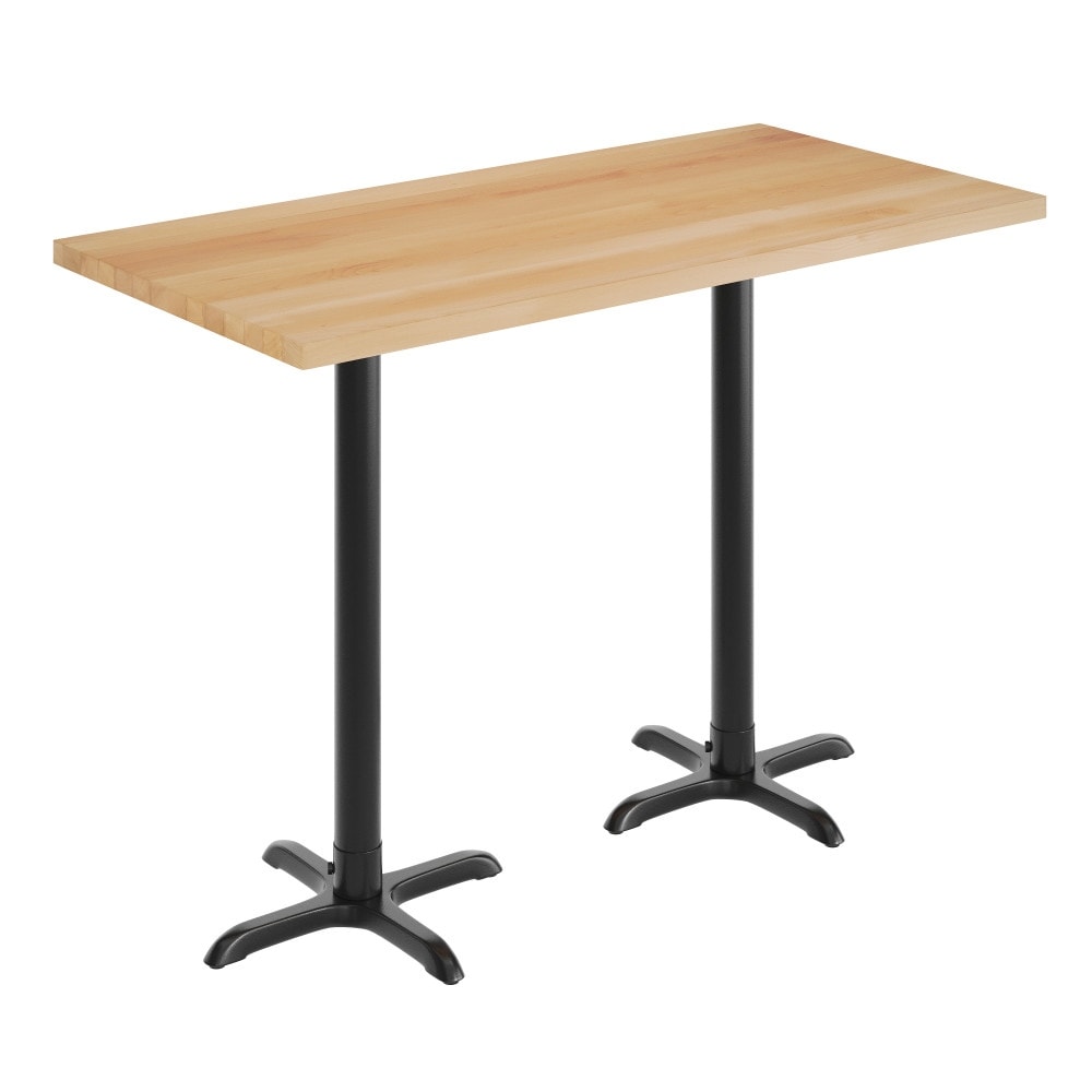 Rectangular Solid Wood Commercial Tabletop with 22