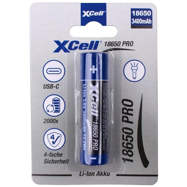 XCell Akku »18650« 3400 mAh