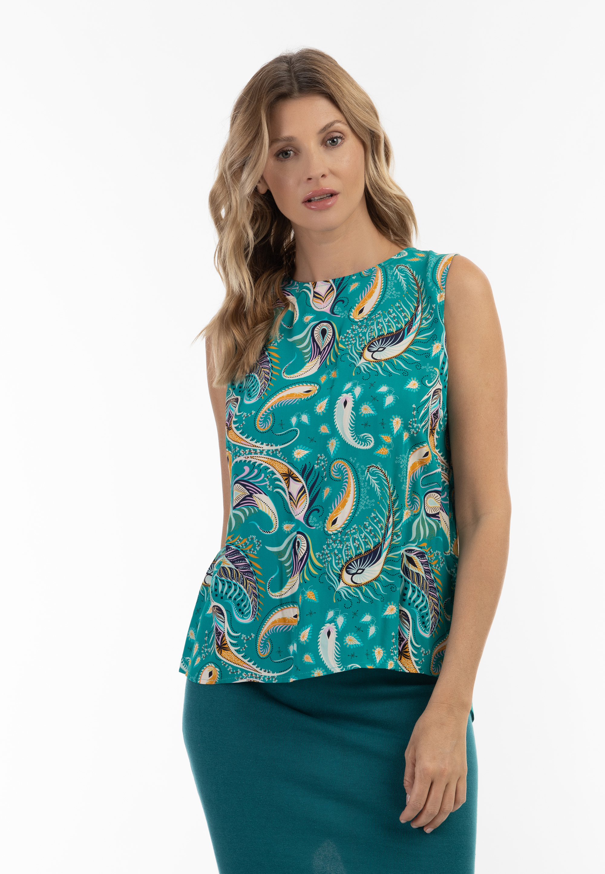 usha Top chemisier sans manches M