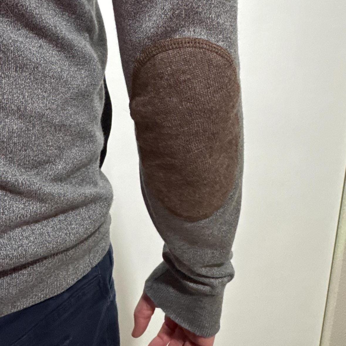 1 paio di toppe per maglioni in cashmere | Toppe per gomiti | Toppe di riparazione fatte a mano | Colori unisex disponibili | Riparazione maglioni