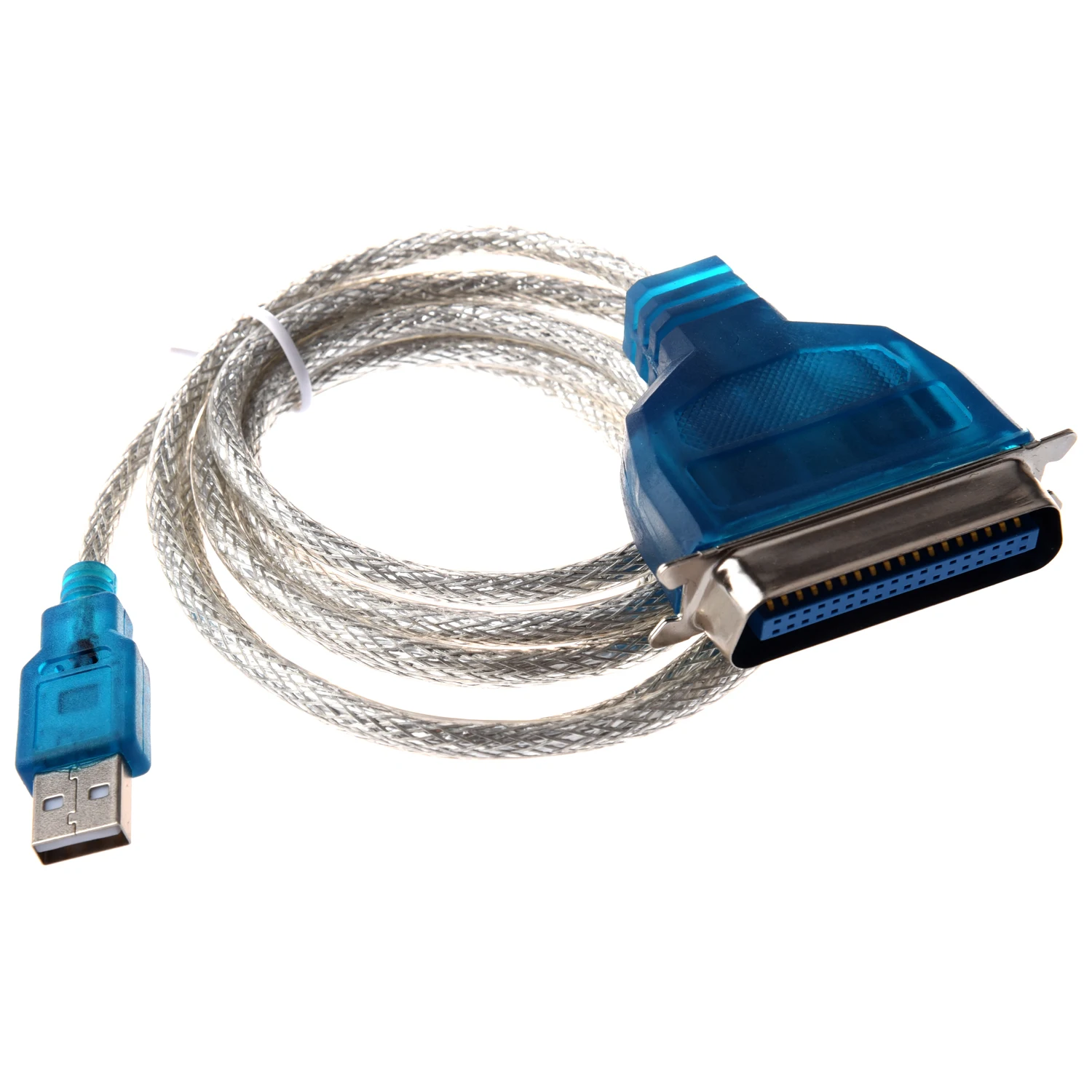 USB zu parallel ieee Drucker adapter Kabel PC (verbinden Sie Ihren alten parallelen Drucker mit einem USB-Anschluss) Image