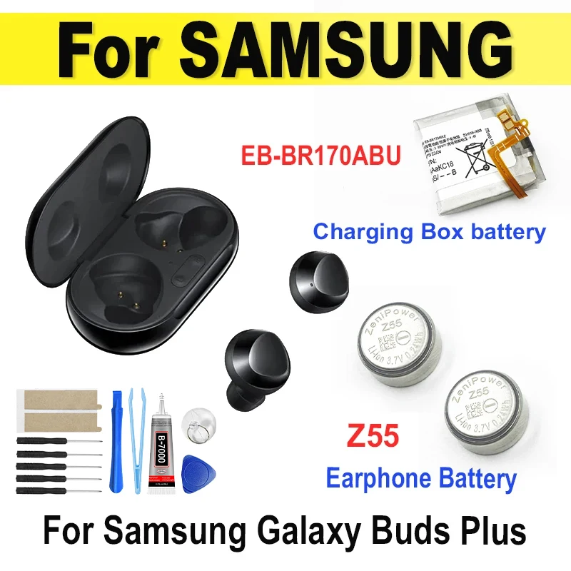 Neue Batterie EB-BR170ABU 42mm 270mAh Für Samsung Galaxy Buds +/Buds Plus SM-R175 EP-QR175 Kopfhörer Fach Headset batterie Image