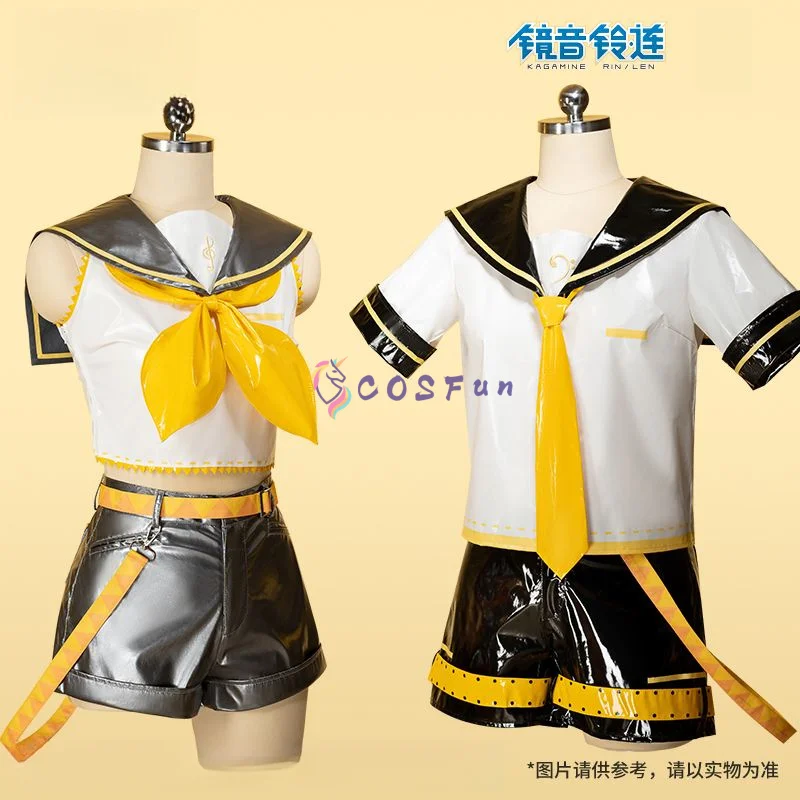 Len/Rin Cosplay Kostüm JK Uniform Cos Anime Party Uniform Owen Spielen Rolle Kleidung Kleidung COSFun Image