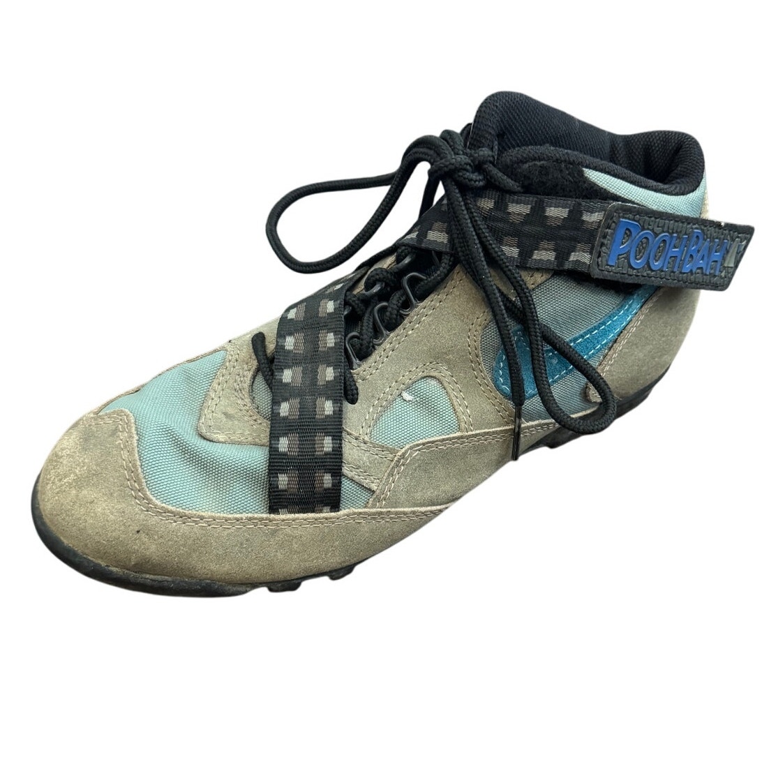 Nike Shoes | Vintage Nike Acg Pooh Bah Men's Green Suede Mountain Cycling Bike Shoe Us 9 Uk 8 | Color: Green | Size: 9