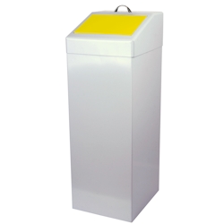 Wertstoffsammler 87 ltr., HxBxT: 90x34x38cm, gelb, Marke: Szagato, Made in Germany (Abfalleimer, Abfallbehälter, Mülleimer, Abfallsammler) Image