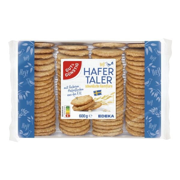 Gut & Günstig Hafertaler 600 g Image