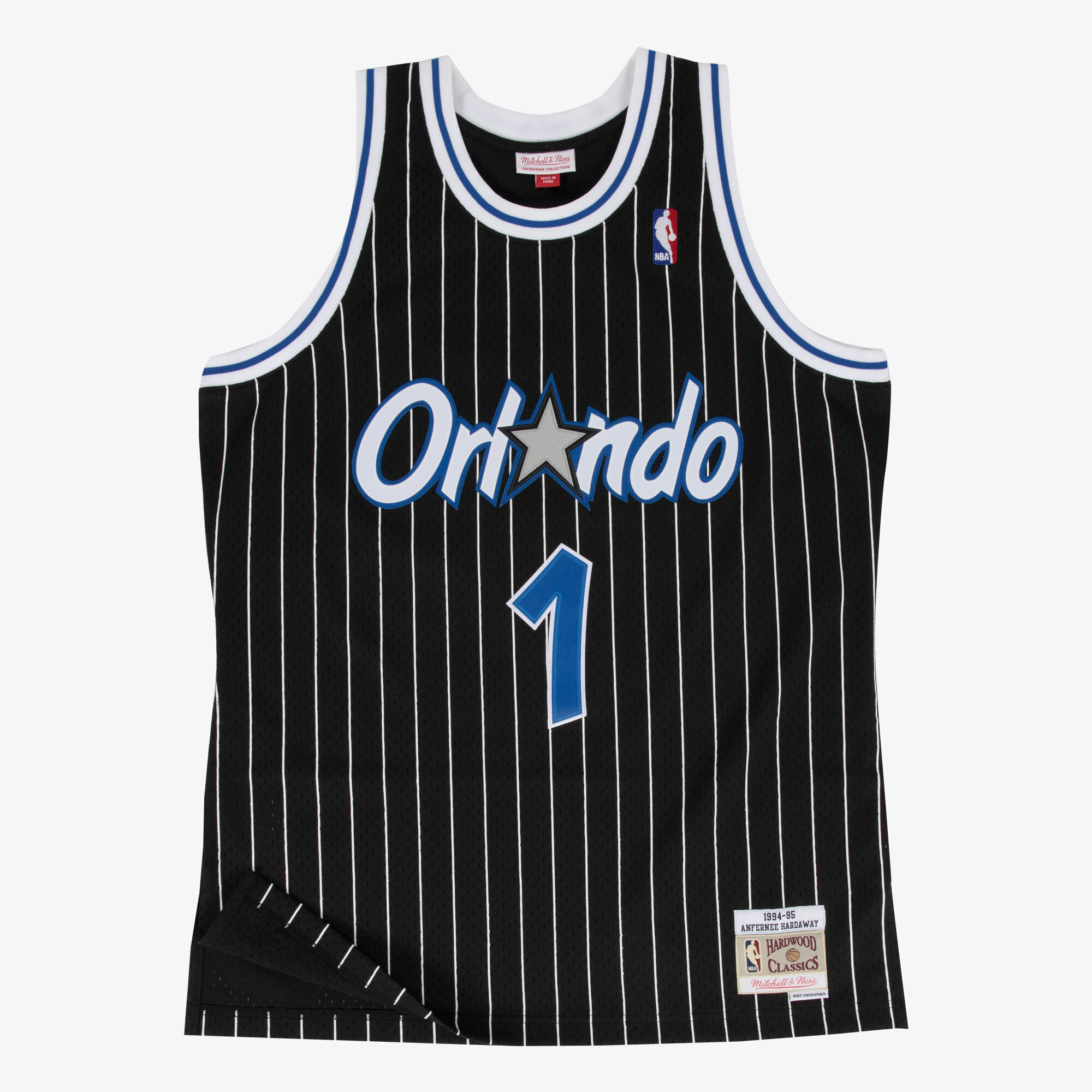 Orlando Magic Mitchell & Ness Swingman-Trikot, Ersatzteil, Anfernee Hardaway 1994–95 Image