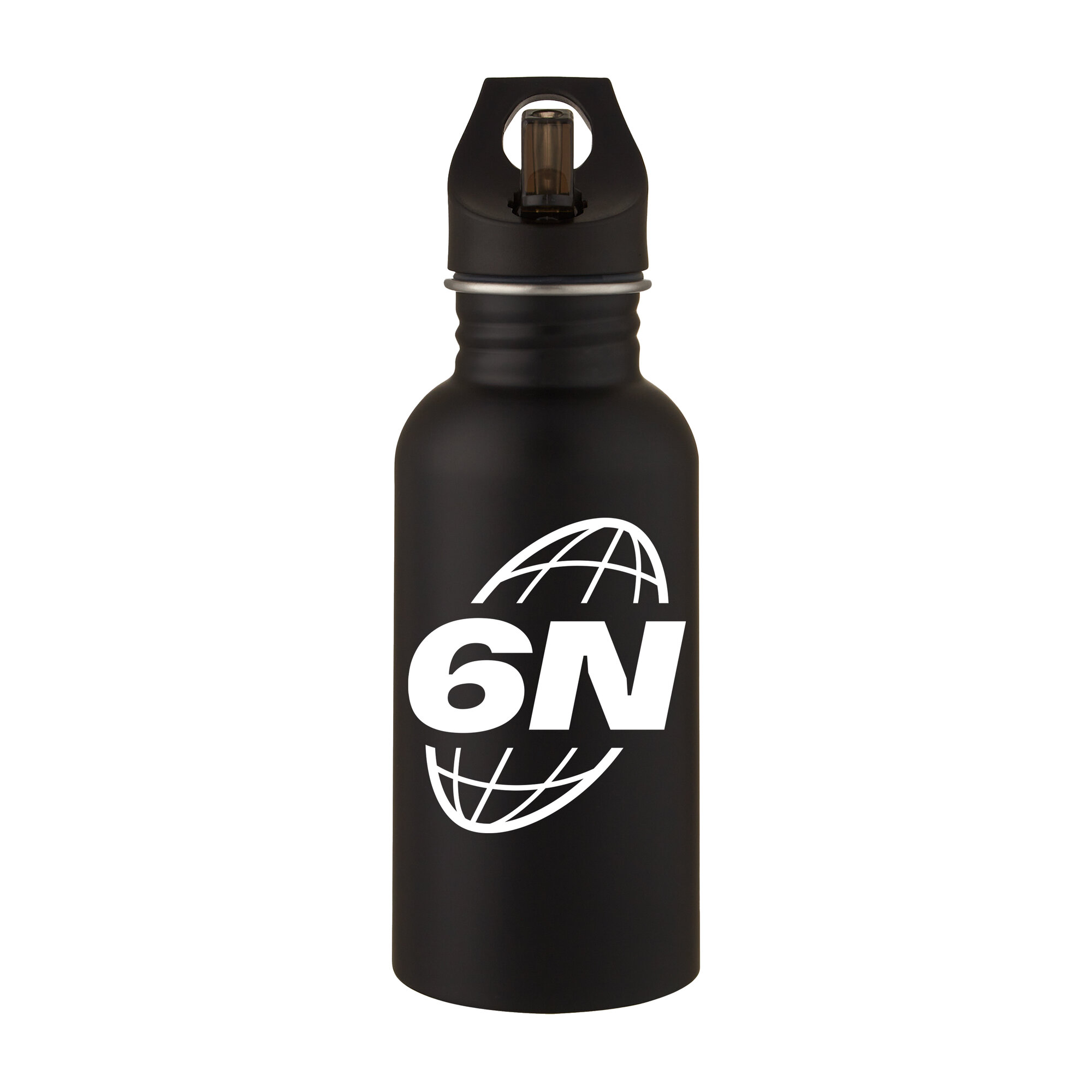 Six Nations Edelstahl-Trinkflasche – 500 ml – Schwarz Image
