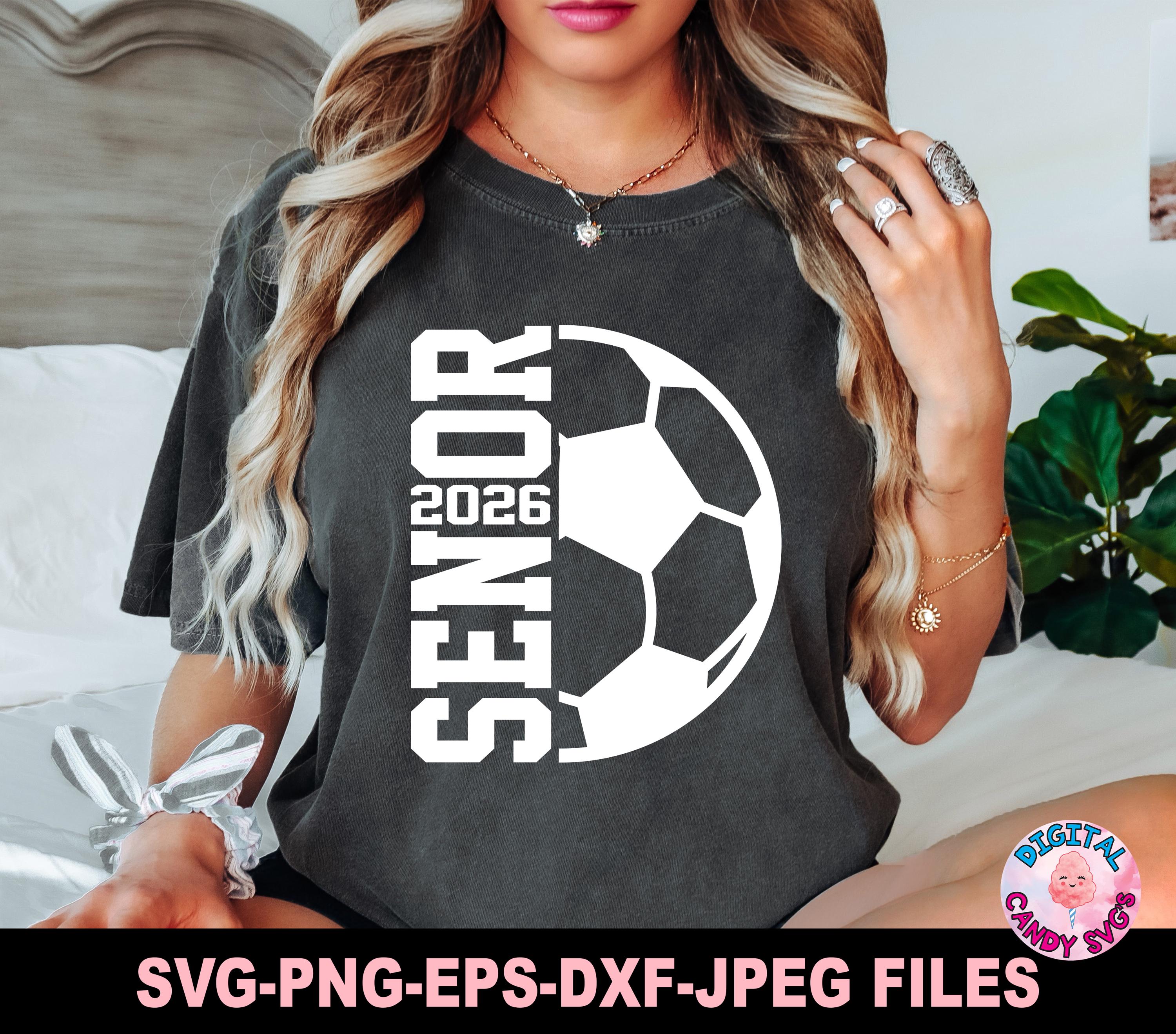 Calcio Senior Svg Png, Senior Svg Png, Calcio Svg, Mamma del Calcio Svg, Senior 2026 Svg, Classe del 2026 Svg, Laureato 2026 Svg, File Svg per Cricut
