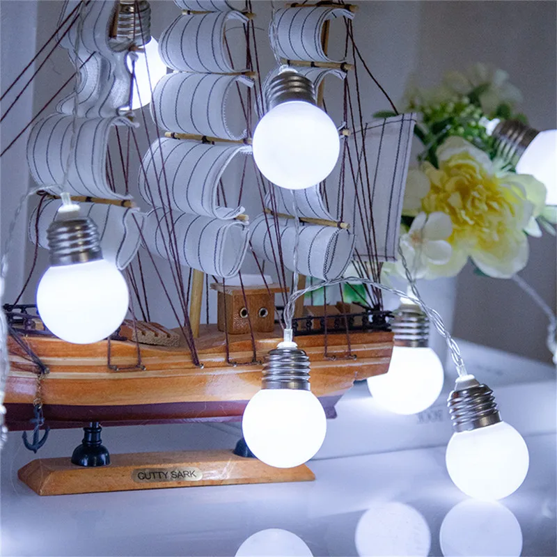 Glühbirnen Lichterketten LED Urlaub Lichterkette Batterie USB Betrieben Party Innen Hochzeit Dekor Nachtlicht