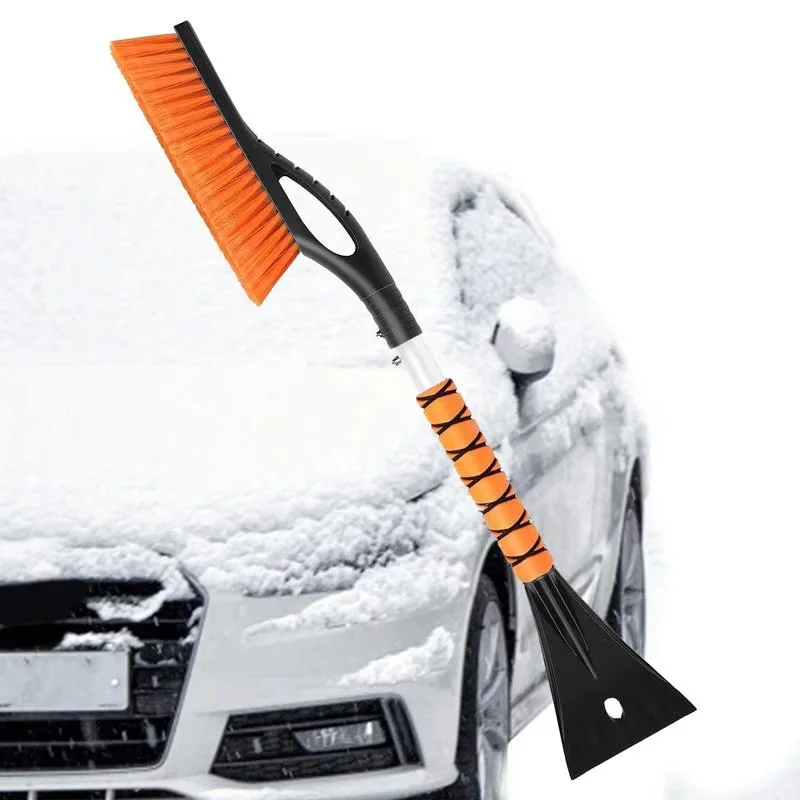 Auto Schnee Entfernung Werkzeug Abnehmbare Eis Schaber Schnee Pinsel Abtauen Schaufel Winter Reinigung Kit für Windschutzscheibe Schnee Clearing Image
