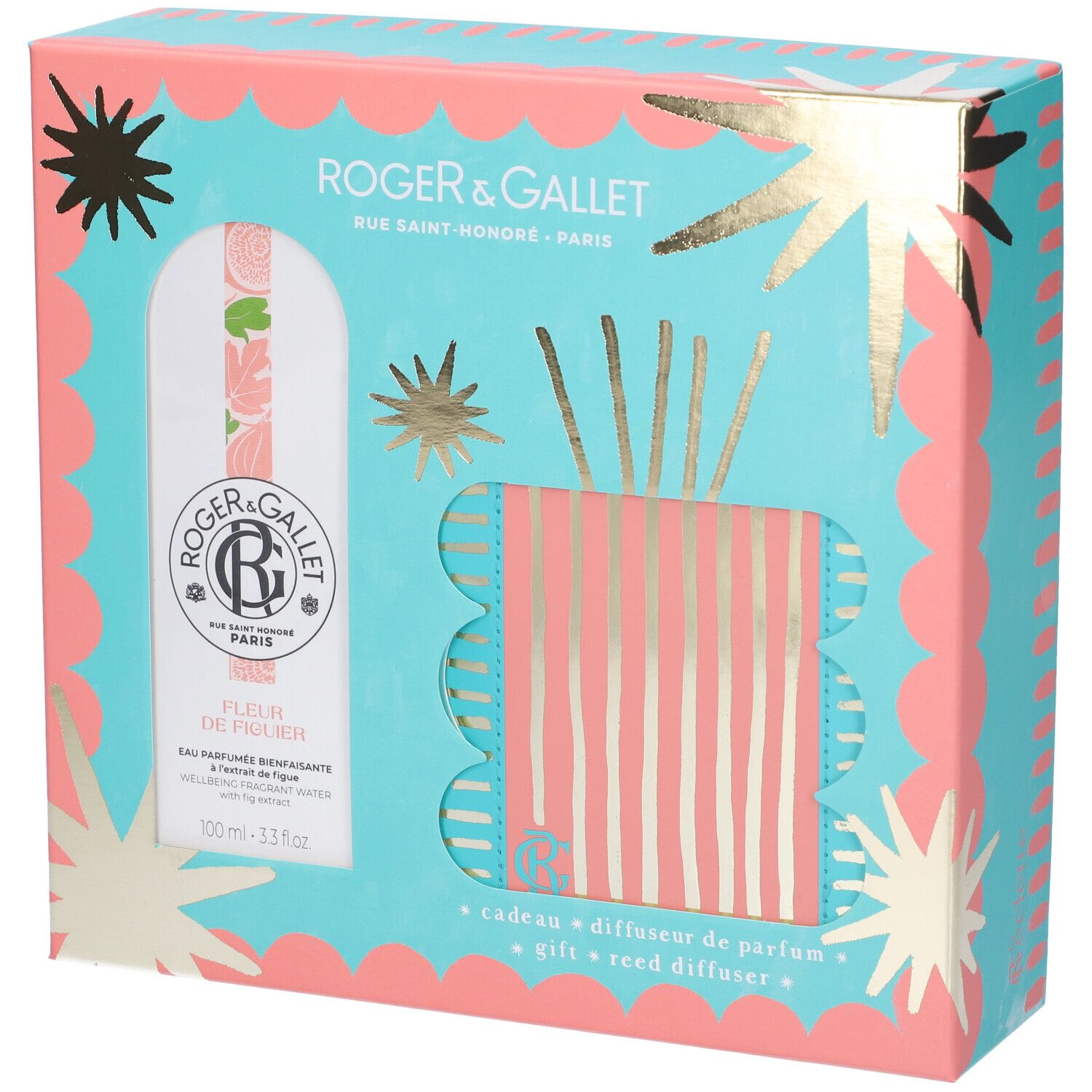 Roger & Gallet Set Regalo Fleur de Figuier Acqua Profumata + Diffusore