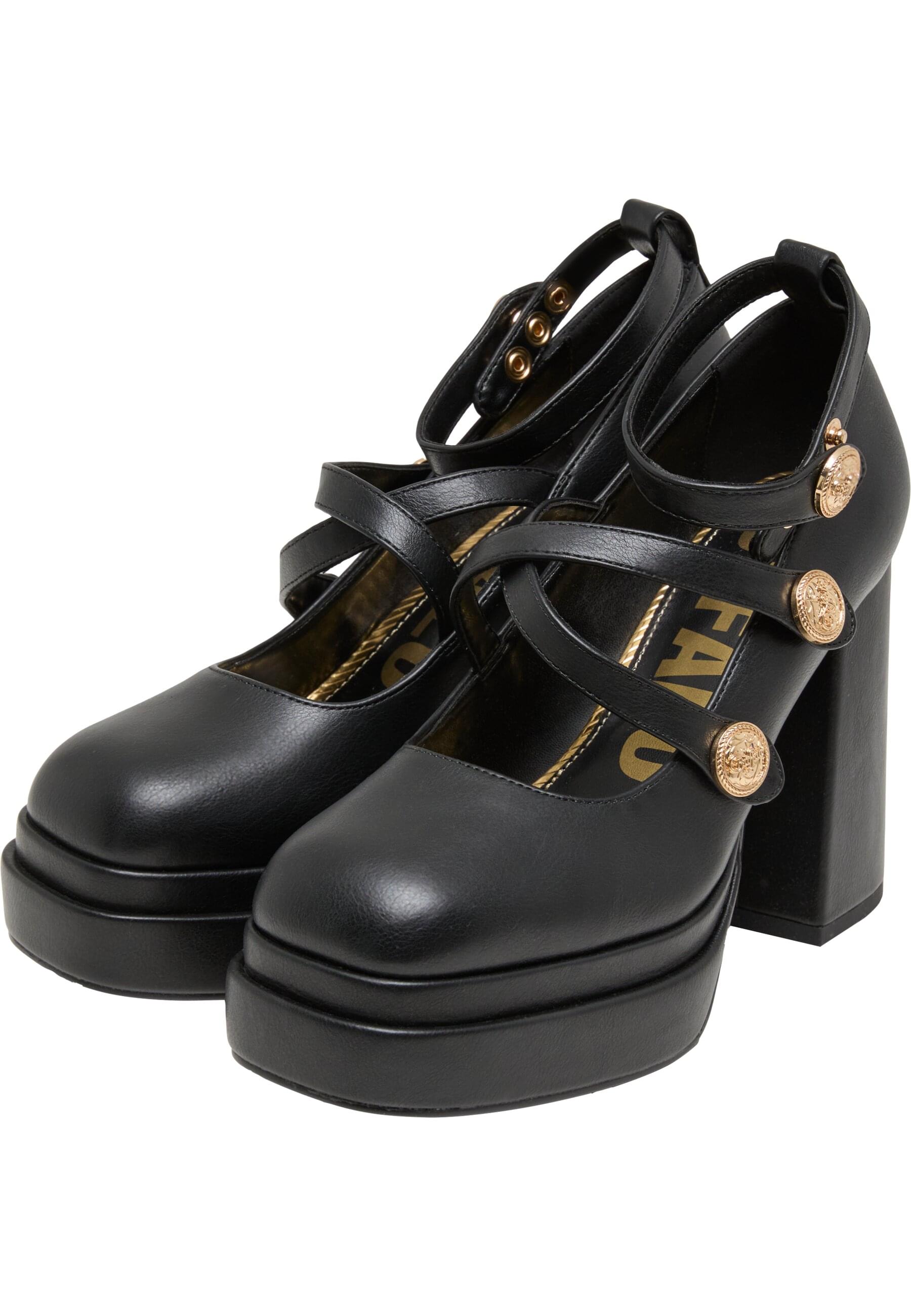 High-Heel-Pumps BUFFALO "Buffalo MAY MARY BTN - VEGAN NAPPA", Damen, Gr. 37, schwarz, Kunstfaser, unifarben, Schuhe