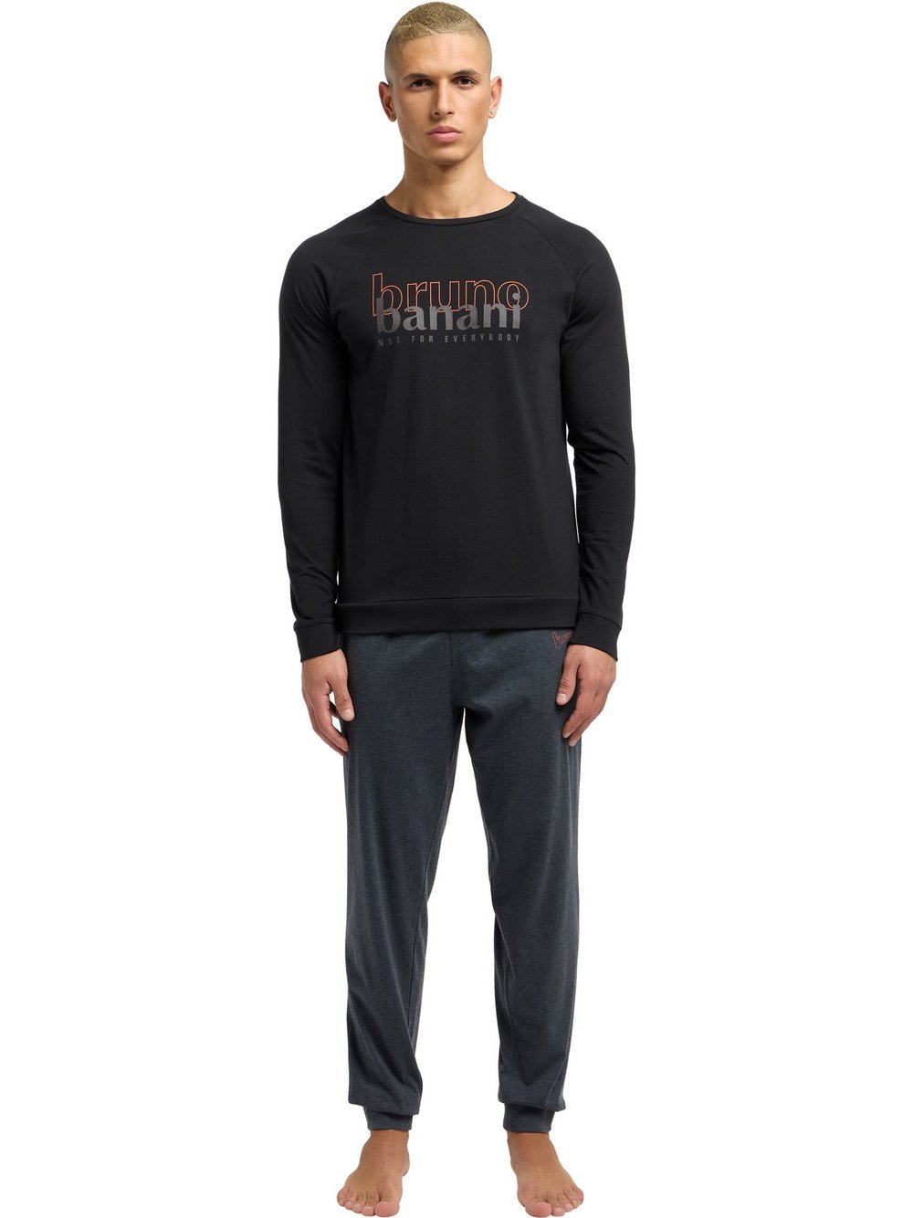 Bruno Banani Pyjama Herren schwarz, M Image