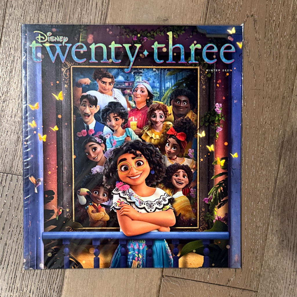 Disney Other | Disney Twenty-Three Magazine Winter 2021 Encanto | Color: Blue/Yellow | Size: Os