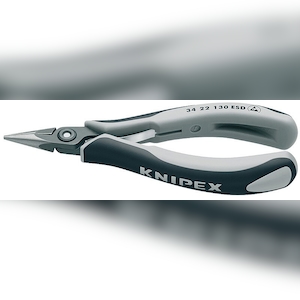KNIPEX ESD Präzisions-Elektronik-Greifzange, flachrund Image