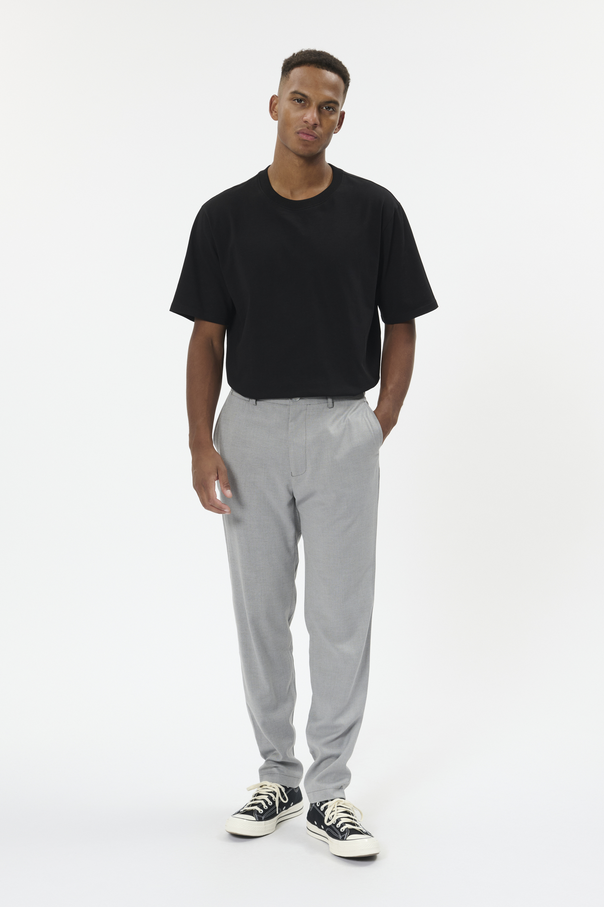 Casual Hose MAliam Casual Hose Gerade Passform melange Image