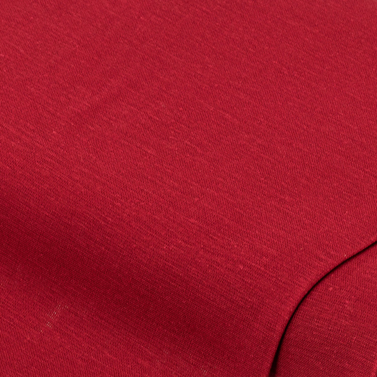 Viskose-Leinen Uni, rot
