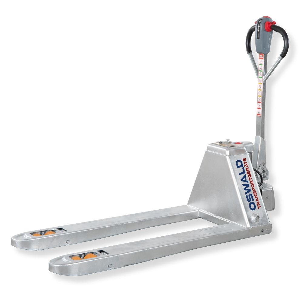Oswald Transportgeräte Elektrohubwagen galvanisiert OSWALD E20Li-G 2000 kg - 1150 mm Image