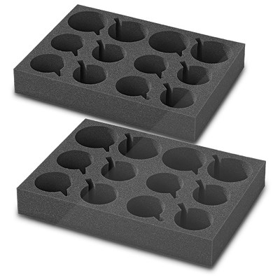 Proplus 2x Tassenhalter aus weichem Schaum für Gläser und Tassen [Hersteller-Nr. 761472PM]