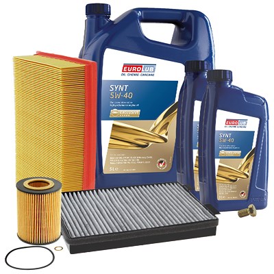 Atec Inspektionspaket Filtersatz SET A + 7l ÖL [Hersteller-Nr. 40580979] für BMW