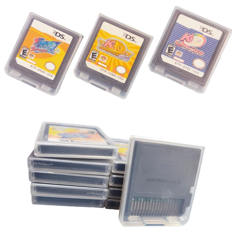 For NDS 3DS Game Cartridge Collection Gifts DS Game Cartridge Super Star Ultra Canvas Curse Squeak Squad Video Game Console Card