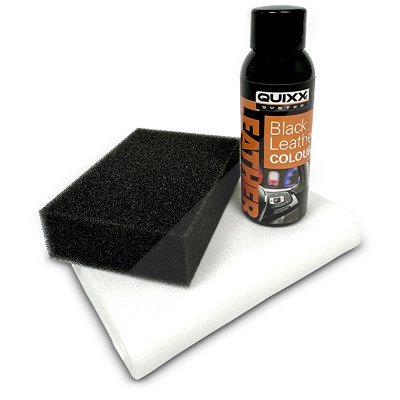 Quixx Lederfarbe schwarz [Hersteller-Nr. 10345]