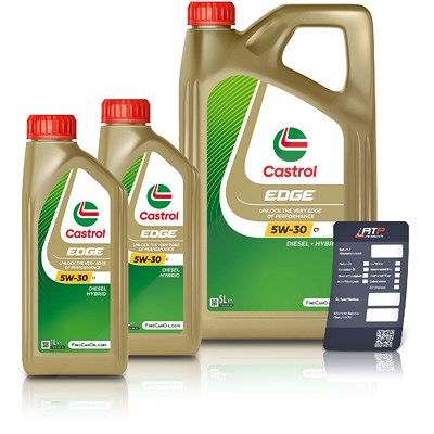 Castrol 7 L EDGE 5W-30 C1 + Ölwechsel-Anhänger [Hersteller-Nr. 15F827] Image