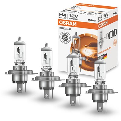 Osram 4x H4 ORIGINAL LINE Faltschachtel [Hersteller-Nr. 64193] Image