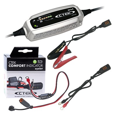 Ctek XS 0.8 +Comfort Indicator Ringkabel M6 [Hersteller-Nr. 10850372]