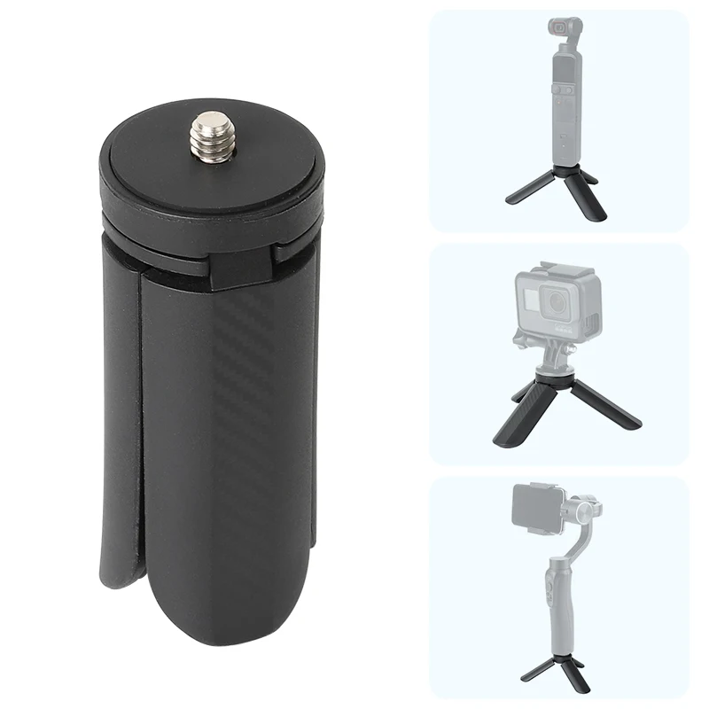 Mini Treppiede per DJI Pocket 4 3 Action 6 5 Pro 3 4 GoPro 13 12 Camera DJI OM 8 7 OSMO Mobile 7P Stabilizzatore Gimbal Treppiede da Tavolo